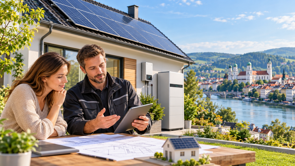 Wie wählt man die beste Firma für eine PV-Anlage mit Speicher in Passau